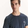 JOTT Navy Pietro Organic Cotton T-Shirt | Clothing