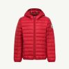 JOTT Red Hooded Down Jacket Hugo | Outerwear