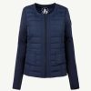 JOTT Navy Almeria Lightweight Bi-Fabric Puffer Jacket | Outerwear