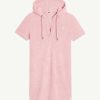 JOTT Peach Pink Meg 2.0 Cotton Towelling Dress | Clothing