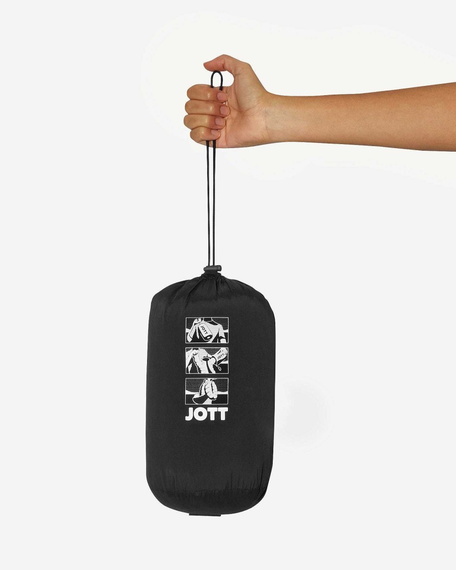 JOTT Black Arafo Stretch Sleeveless Puffer Jacket | Outerwear