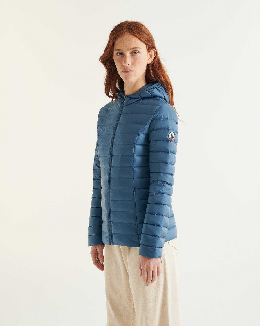 JOTT Blue Jean Cloe Lightweight Hooded Puffer Jacket | Outerwear
