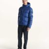 JOTT Dark Denim Hooded Down Jacket Java | Outerwear