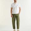 JOTT White Marbella Organic Cotton Polo Shirt | Clothing
