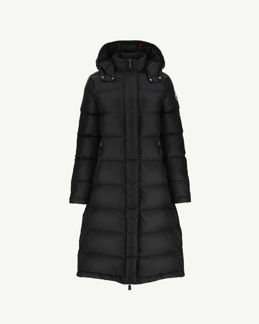 JOTT Long Hooded Down Jacket Black Karachi | Outerwear