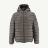 JOTT Taupe Hooded Down Jacket Hugo | Outerwear
