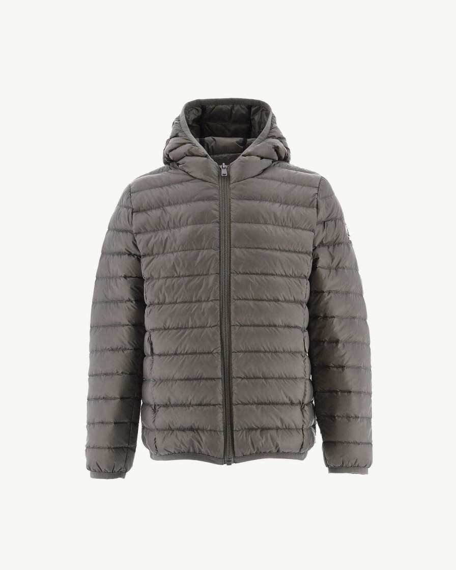 JOTT Taupe Hooded Down Jacket Hugo | Outerwear