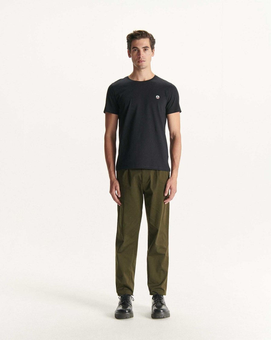 JOTT Black Pietro Organic Cotton T-Shirt | Clothing