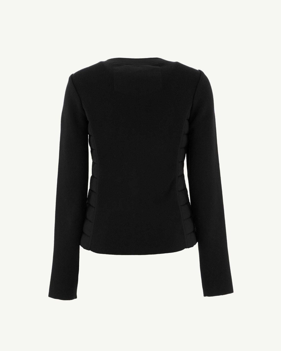 JOTT Black Almeria Lightweight Bi-Fabric Puffer Jacket | Outerwear