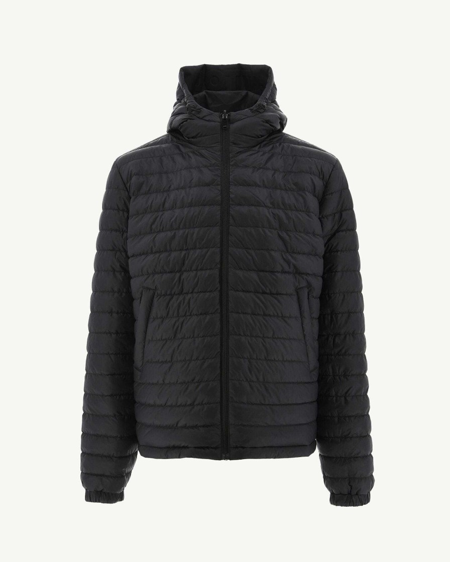 JOTT Black Bergen Reversible Hooded Puffer Jacket | Outerwear