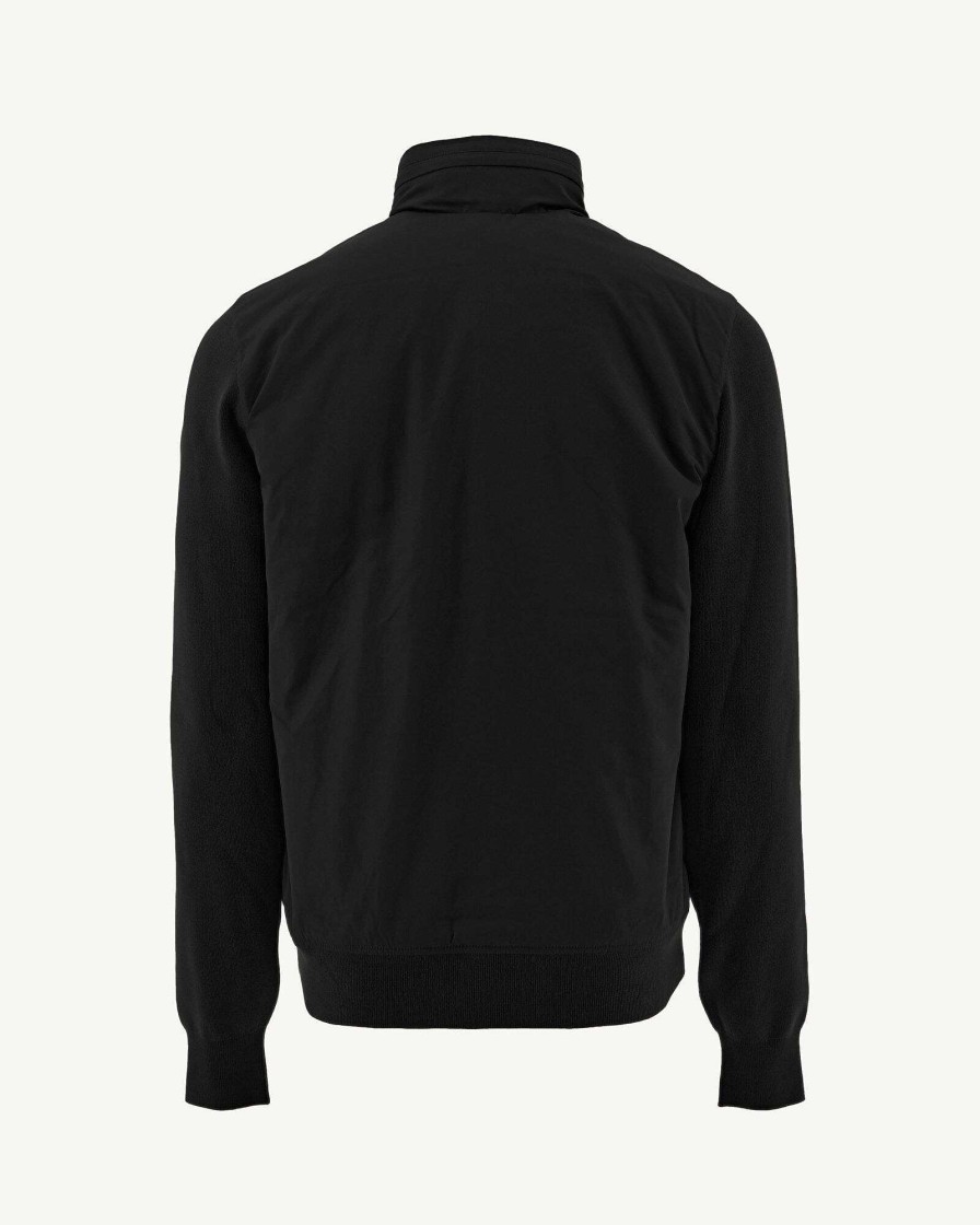 JOTT Black Bardenas Bi-Fabric Hooded Jacket | Outerwear