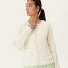 JOTT Off-White Almeria Lightweight Bi-Fabric Puffer Jacket | Outerwear