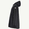 JOTT Black/Soft Grey Amsterdam Long Reversible Hooded Puffer Jacket Reversible Hooded | Outerwear