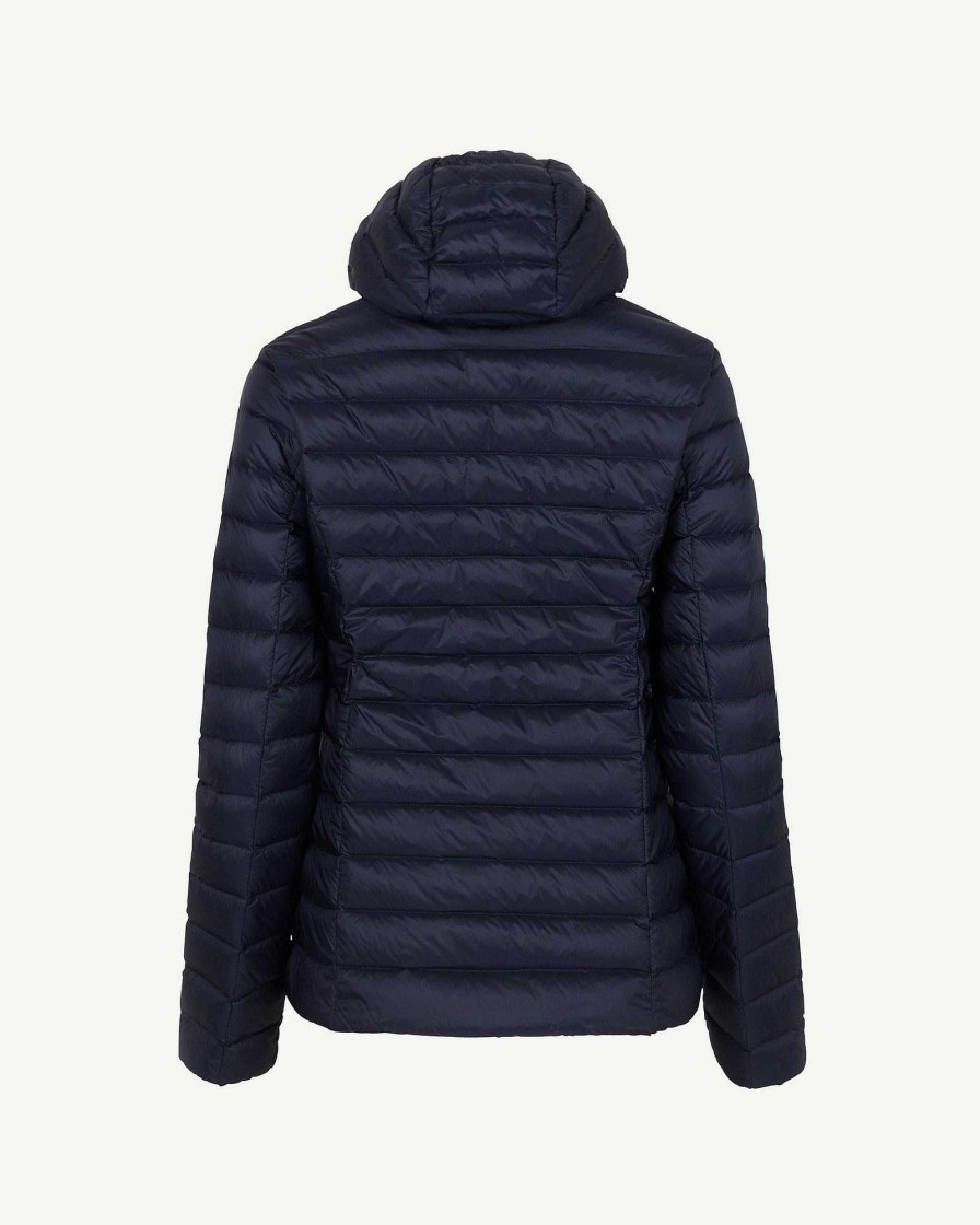 JOTT Lightweight Hooded Down Jacket Navy Cloe | Outerwear