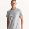 JOTT Melange Grey Pietro Organic Cotton T-Shirt | Clothing