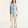 JOTT Heaven Blue Seda Lightweight Sleeveless Puffer Jacket | Outerwear