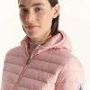 JOTT Peach Pink Cloe Lightweight Hooded Puffer Jacket | Outerwear