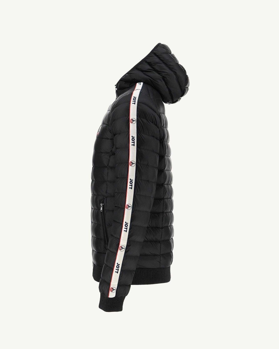 JOTT Black Hooded Down Jacket Colin | Outerwear