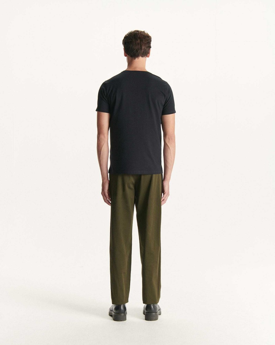 JOTT Black Pietro Organic Cotton T-Shirt | Clothing