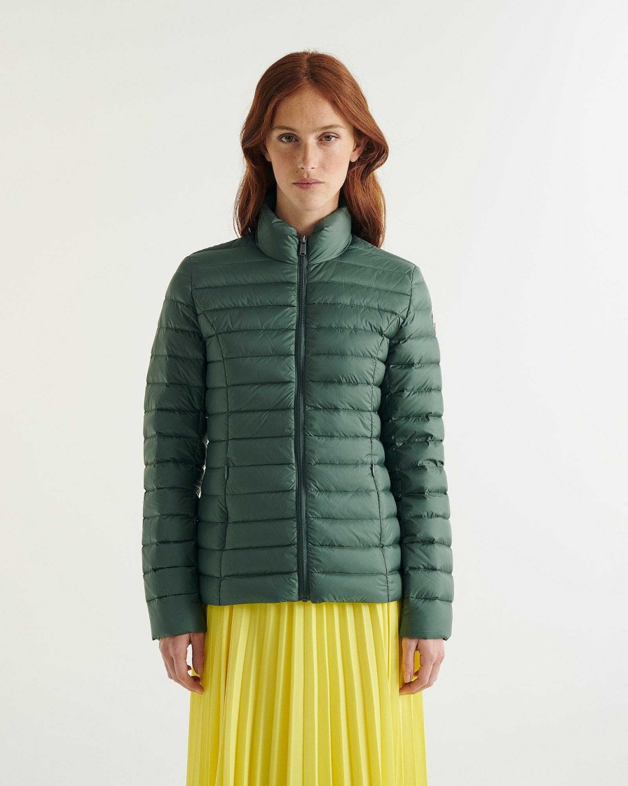 JOTT Celadon Green Cha Lightweight Puffer Jacket | Outerwear