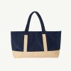 JOTT Shell Bi-Material Beach Tote Bag Navy | Bags