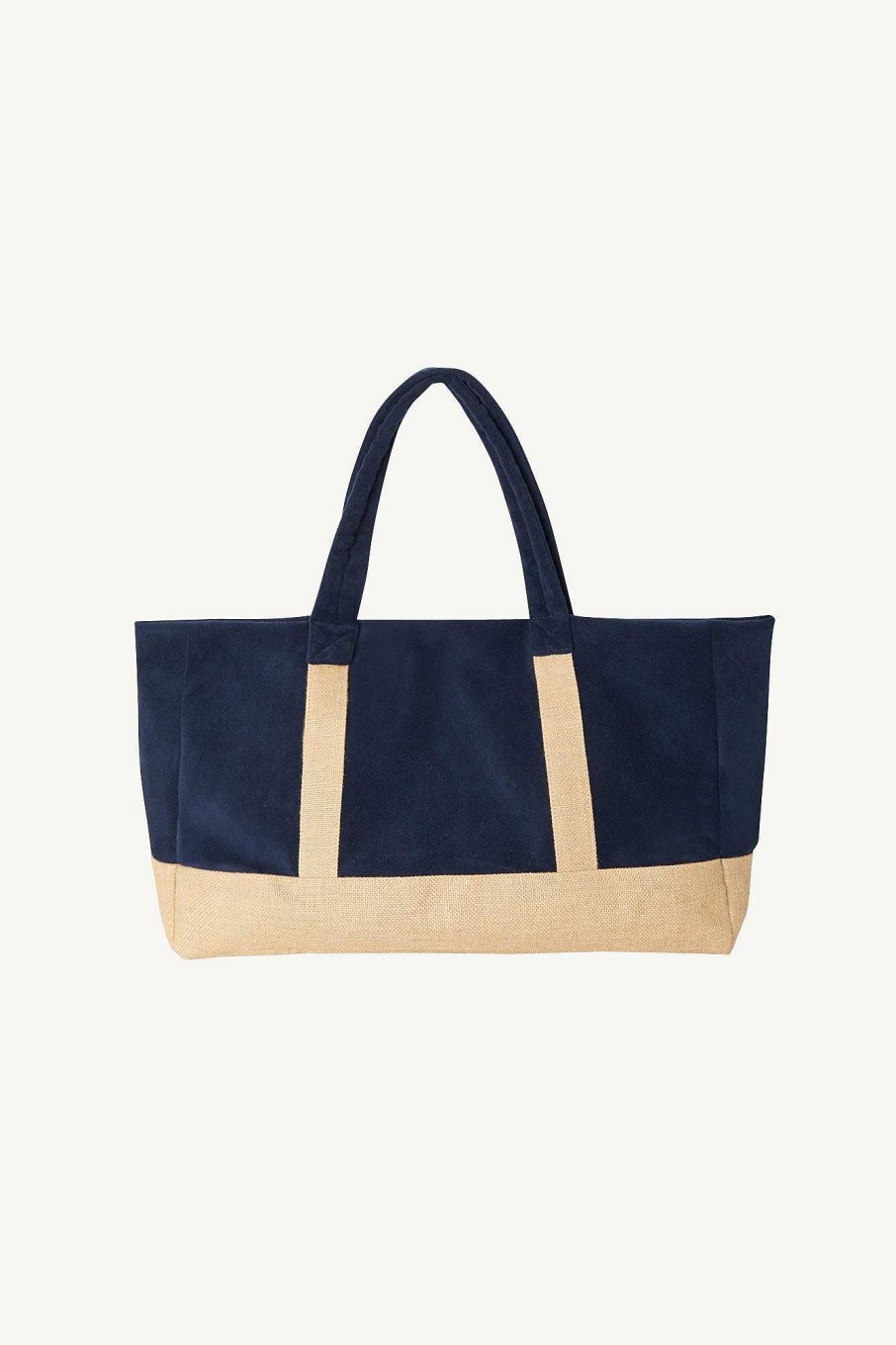 JOTT Shell Bi-Material Beach Tote Bag Navy | Bags