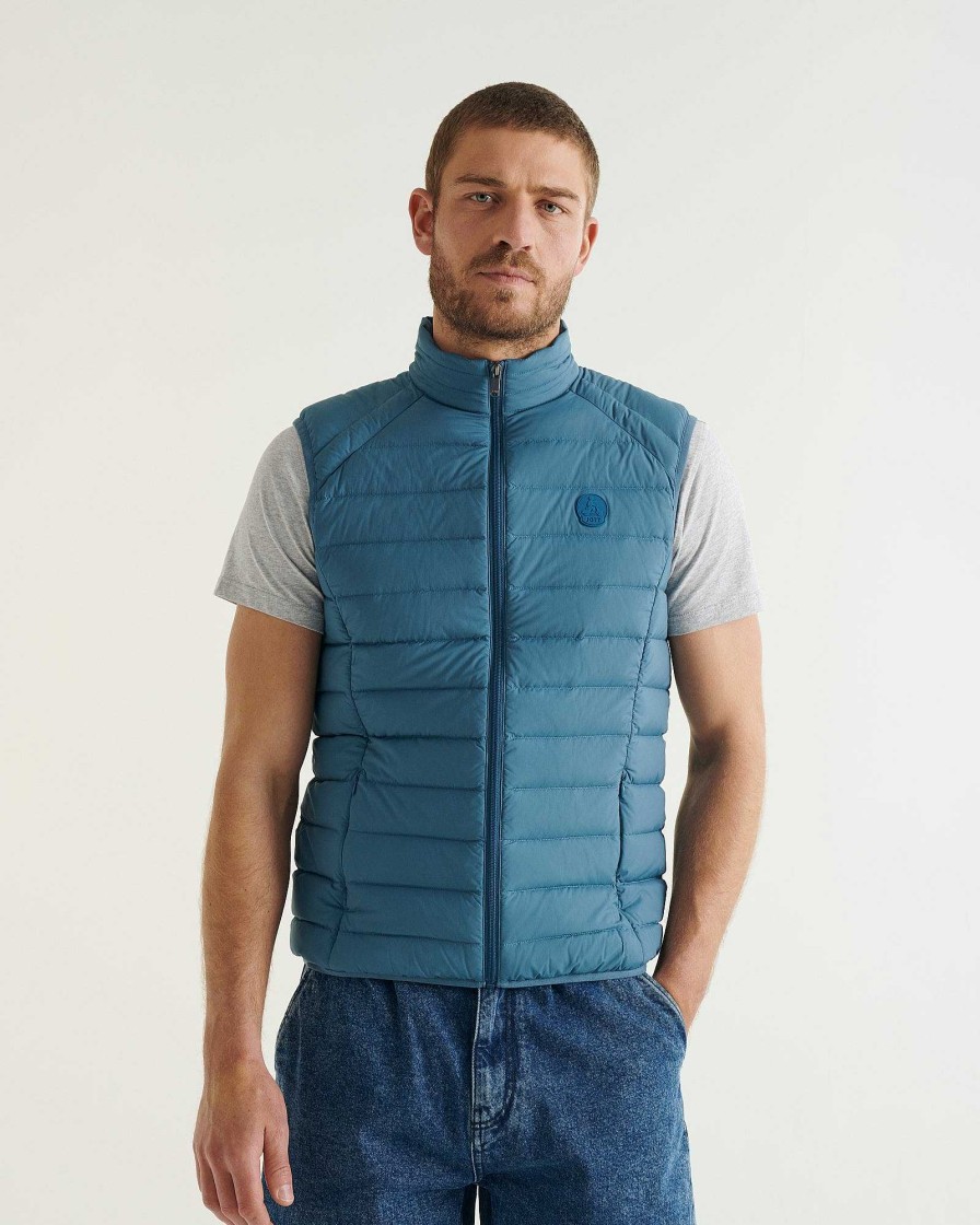 JOTT Blue Jean Arafo Stretch Sleeveless Puffer Jacket | Outerwear