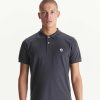 JOTT Navy Marbella Organic Cotton Polo Shirt | Clothing