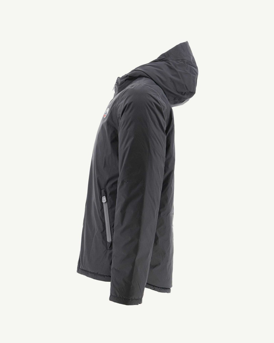 JOTT Black Reversible Hooded Puffer Jacket Bergen | Outerwear