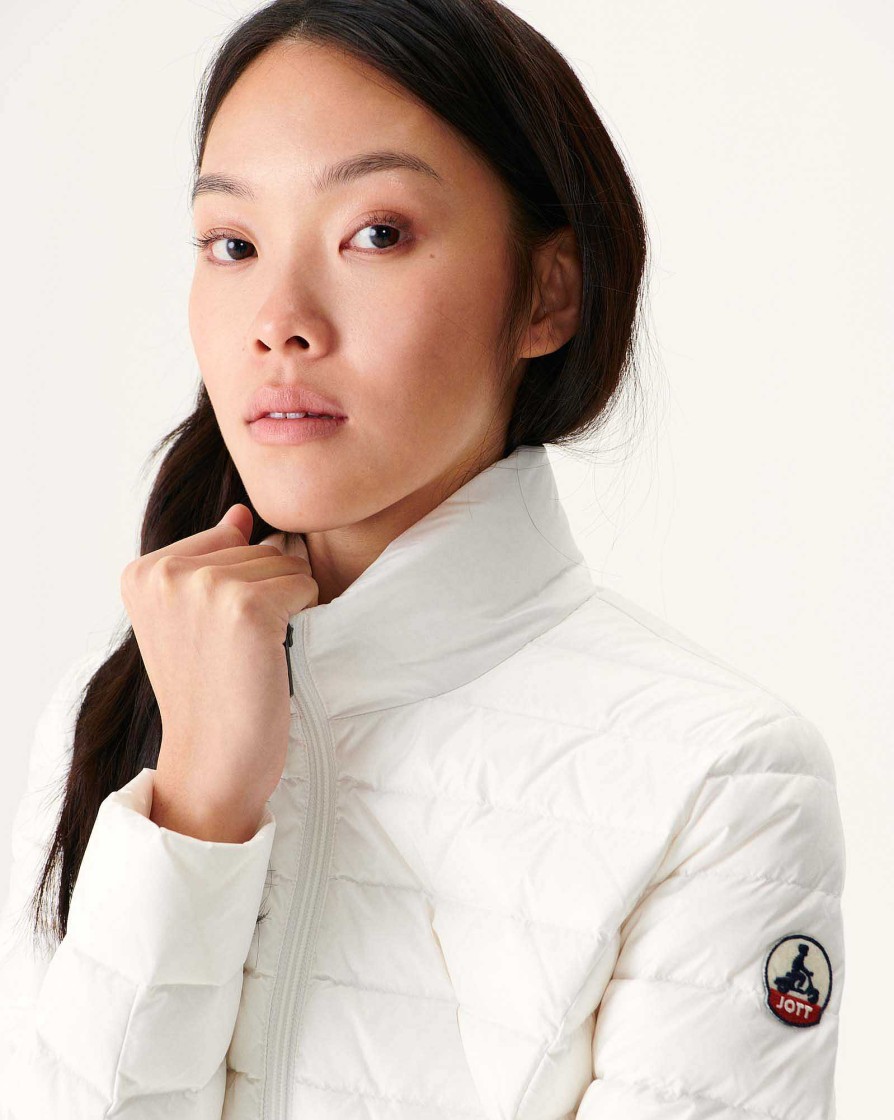 JOTT Lightweight Down Jacket White Cha | Outerwear