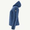 JOTT Lightweight Hooded Down Jacket Blue Jeans Cloe | Outerwear