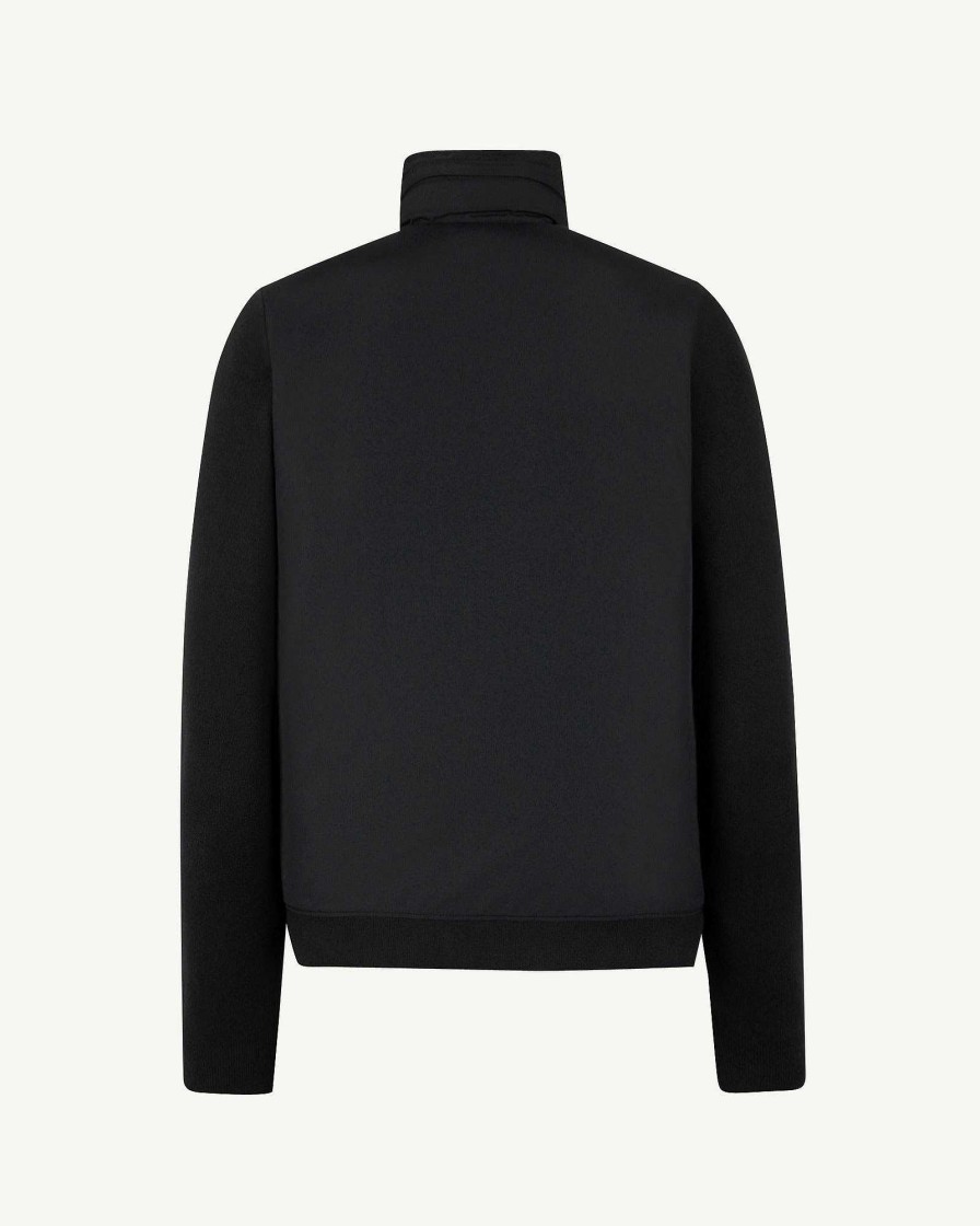 JOTT Black Bardenas Bi-Fabric Hooded Jacket | Outerwear