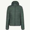 JOTT Celadon Green Nico Lightweight Hooded Puffer Jacket | Outerwear