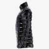 JOTT Grand Froid Perle Black Lacquered Mid-Length Jacket | Outerwear