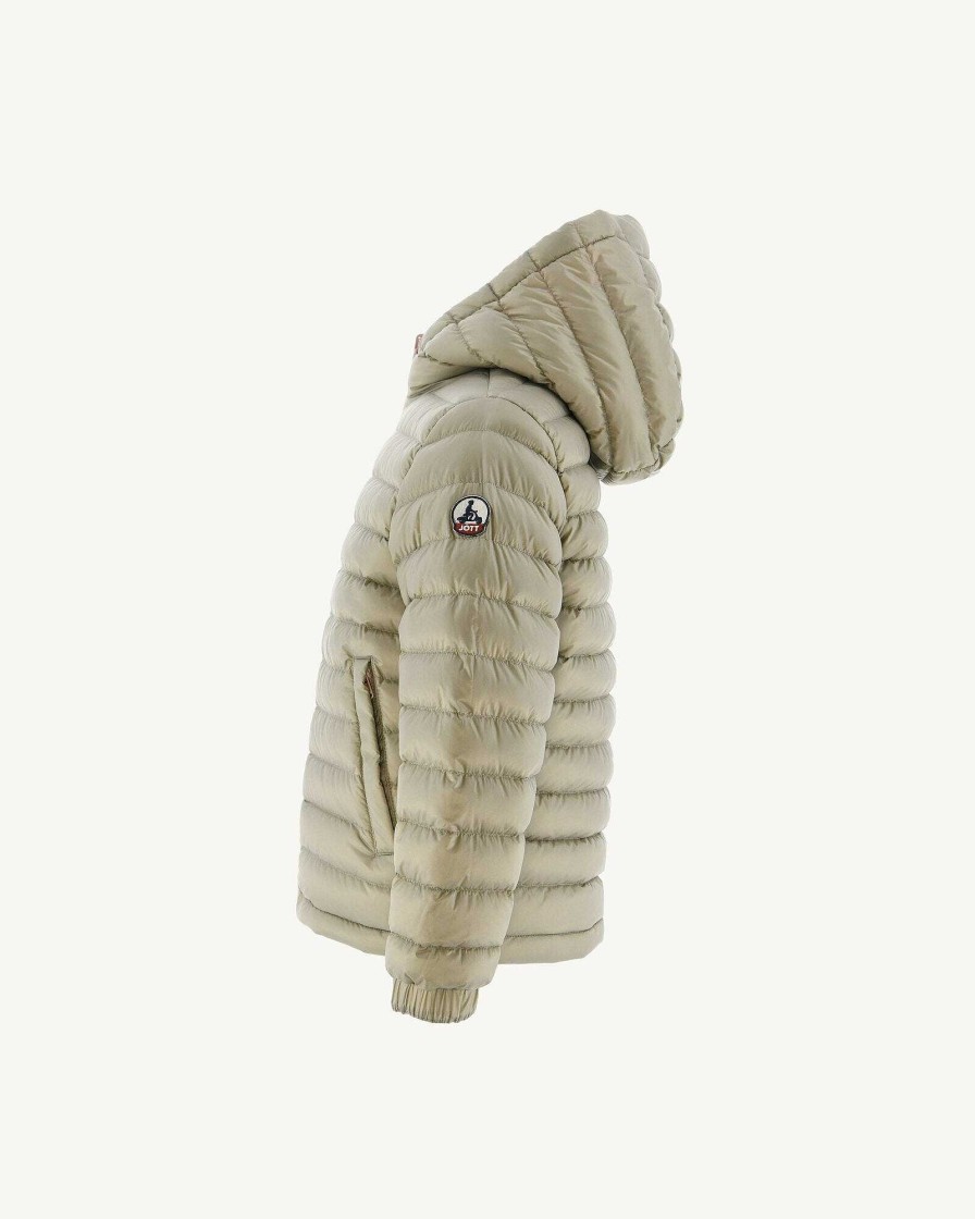 JOTT Soft Pink/Beige Children'S Zurich Reversible Puffer Jacket | Outerwear