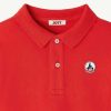 JOTT Fire Red Salvador Kid'S Organic Cotton Polo Shirt | Clothing