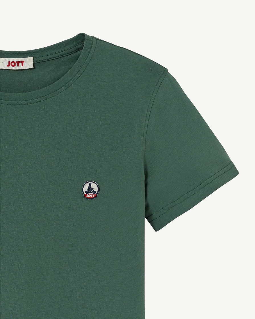 JOTT Celadon Green Pietro Organic Cotton T-Shirt | Clothing