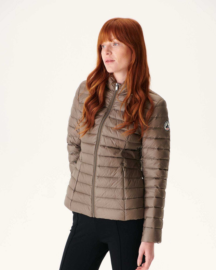 JOTT Lightweight Down Jacket Taupe Cha | Outerwear