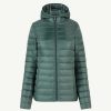 JOTT Celadon Green Cloe Lightweight Hooded Puffer Jacket | Outerwear