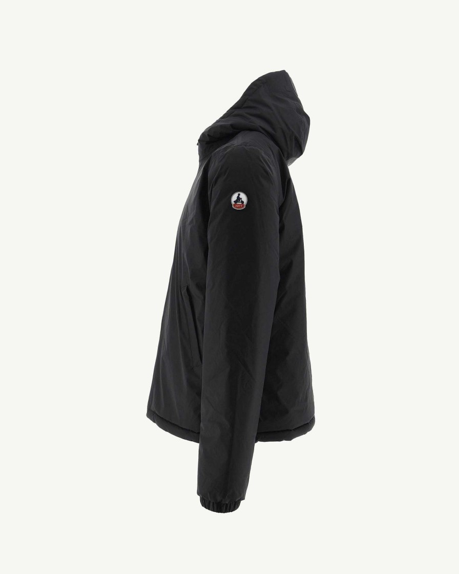 JOTT Black Bergen Reversible Hooded Puffer Jacket | Outerwear