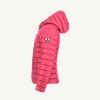 JOTT Cherry Pink Carla Kid'S Lightweight Hooded Puffer Jacket | Outerwear