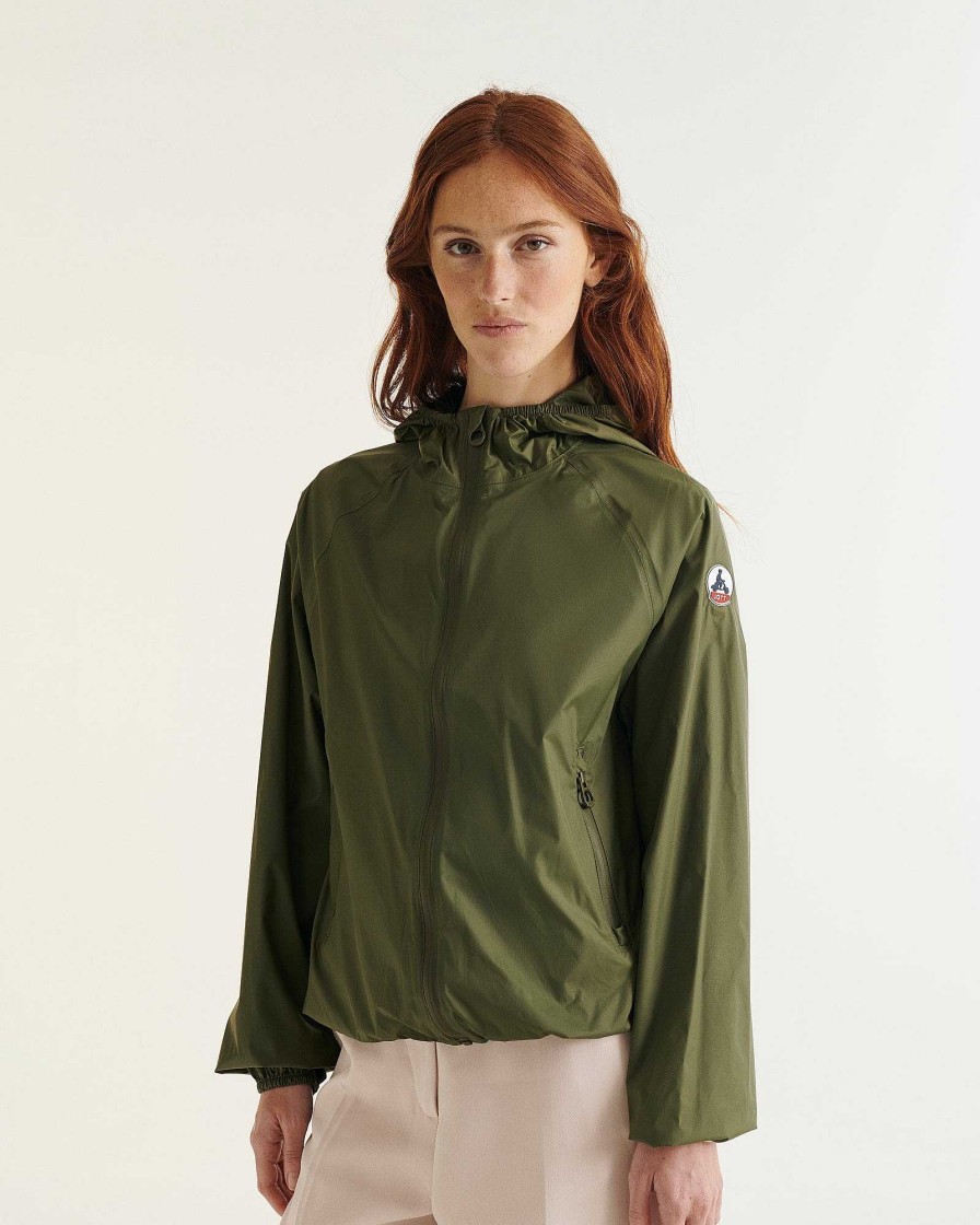 JOTT Feroe Packable Waterproof Jacket Army | Outerwear