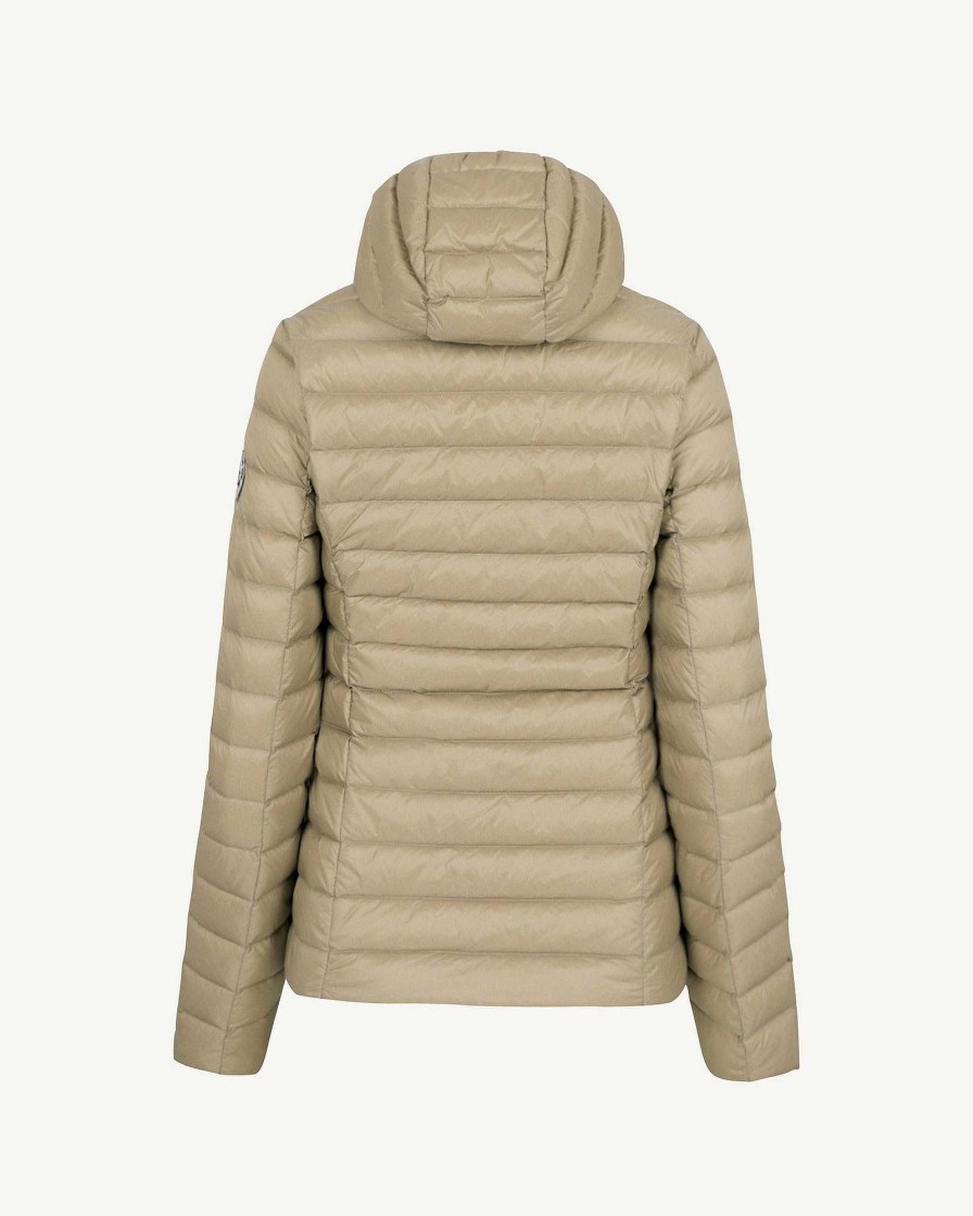 JOTT Lightweight Hooded Down Jacket Beige Cloe | Outerwear