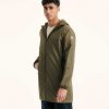 JOTT Oban Polar Fleece-Lined Long Waterproof Jacket Army | Outerwear