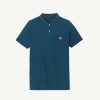 JOTT Metal Blue Marbella Polo Shirt In Organic Cotton | Clothing