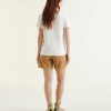 JOTT White Cancun 2.0 Plain Organic Cotton V-Neck T-Shirt | Clothing