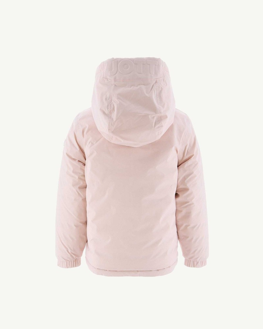 JOTT Soft Pink/Beige Children'S Zurich Reversible Puffer Jacket | Outerwear