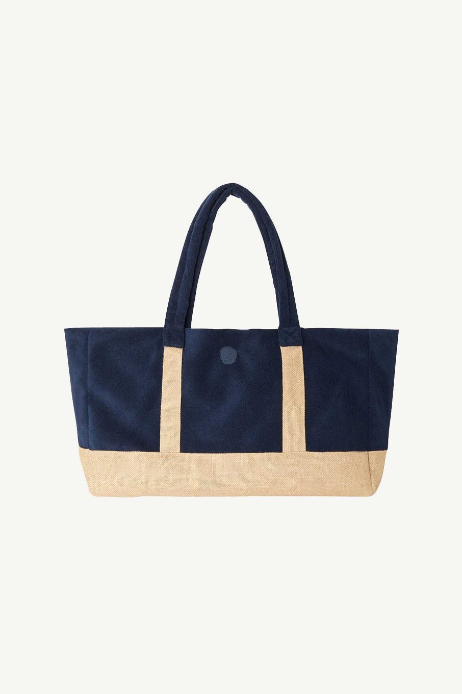 JOTT Shell Bi-Material Beach Tote Bag Navy | Bags