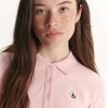 JOTT Peach Pink Franca Organic Cotton Polo Shirt | Clothing