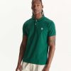 JOTT Dark Green Marbella Organic Cotton Polo Shirt | Clothing